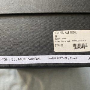 New in Box Devi Kroell High Heel Mule Sandal